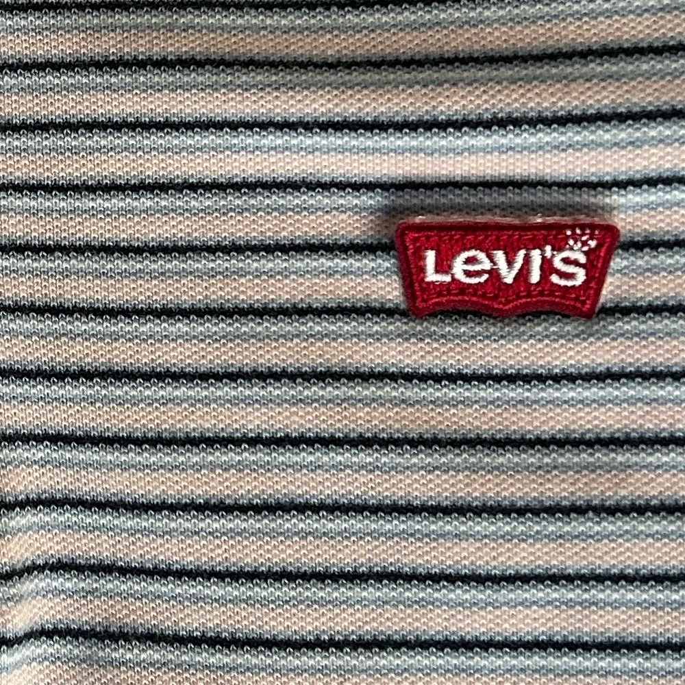 Levi's Pink and Blue  Striped Shirt - Picture 5 of 8